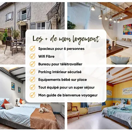 Apartment Charme Authentique A - Authentic Charm In - 120m2 Of Comfort-6 Personnes *